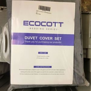 Duvet Cover Set King sz 3pc